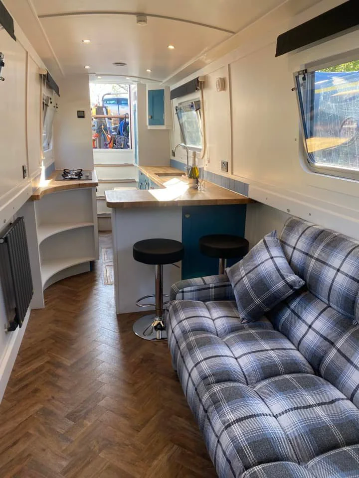Bespoke cabinetry, warm wooden worktops and a comfortable saloon inside All Good Things